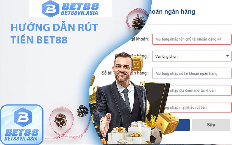 Hướng dẫn cách rút tiền bet88